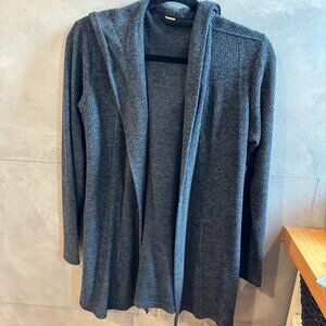 monrow hooded cardigan with pockets